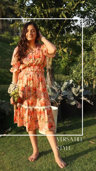 Fleur Tier Dress: A Statement in Romantic Elegance