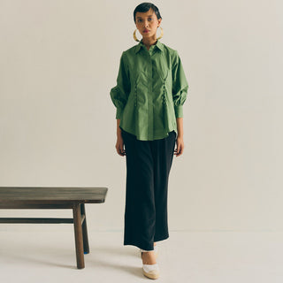 SAGE BUTTON DOWN TOP