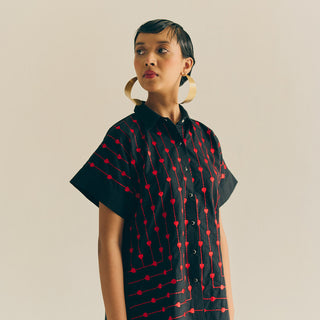 ALL HEART TOP IN BLACK