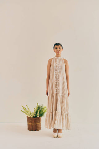MAYA MAXI DRESS WITH STRIPES