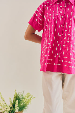 ALL HEART TOP IN PINK